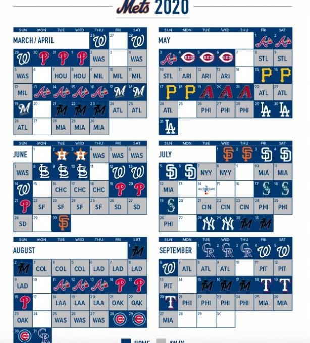 Texas Rangers 2020 Schedule